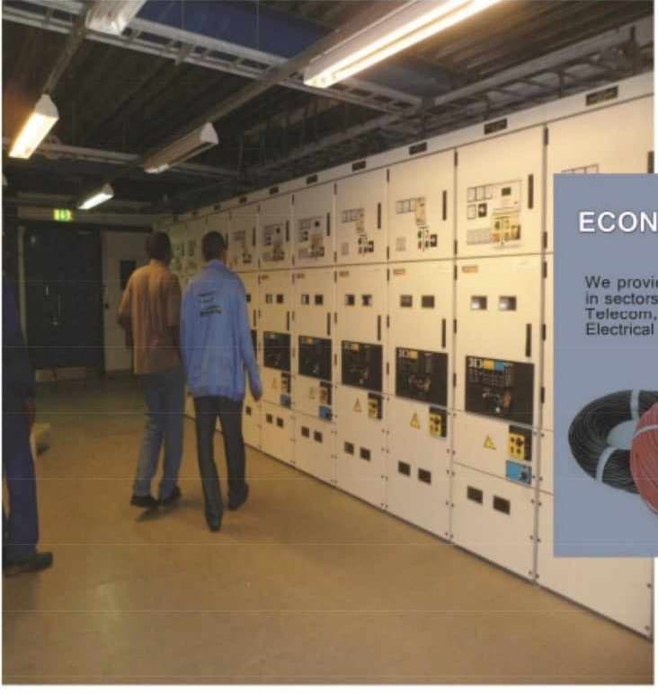 Engineers inspecting a switchgear room